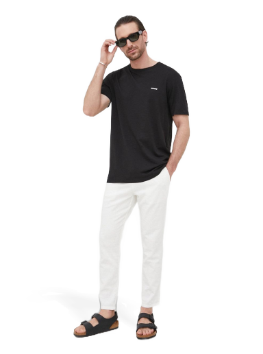 T-shirt BOSS Cotton T-Shirt Svart | 50466158
