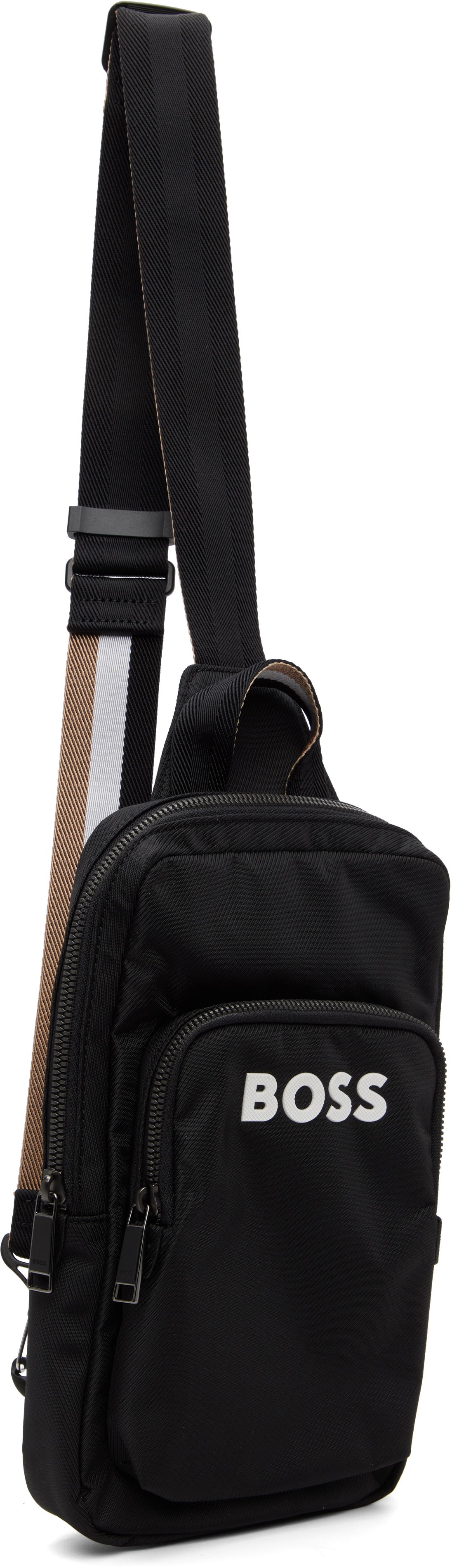 Axelväska BOSS BOSS Bonded-Logo Sling Bag Svart | 50548221, 1