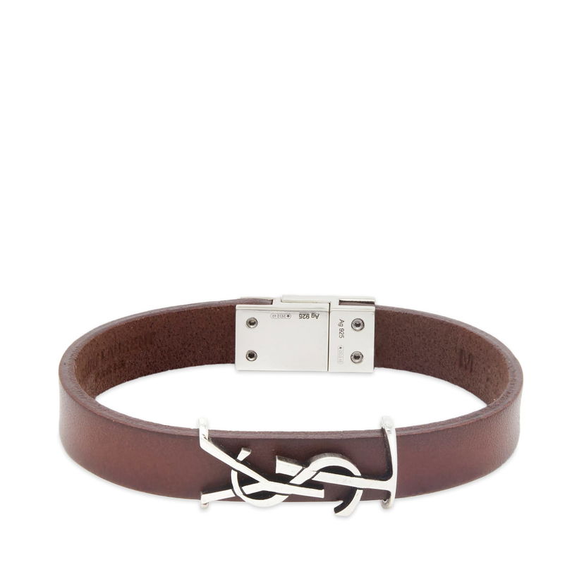 Armband Saint Laurent YSL Leather Brun | 783110Y1019-2046