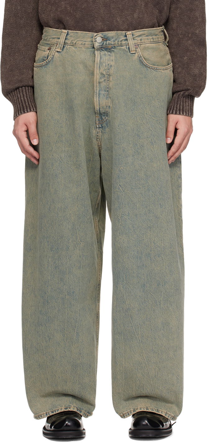 Jeans Acne Studios Loose Fit Jeans Blå | B00336-