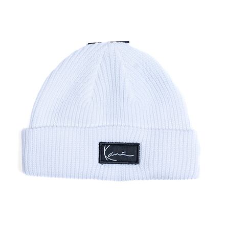 Mössa Karl Kani Woven Signature Essential Fisherman Beanie Vit | kk7020346