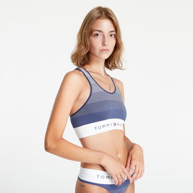 Behå Tommy Hilfiger Seamless Unlined Bralette Seamless Stripe Twilight Blå | UW0UW03572 0BC, 0