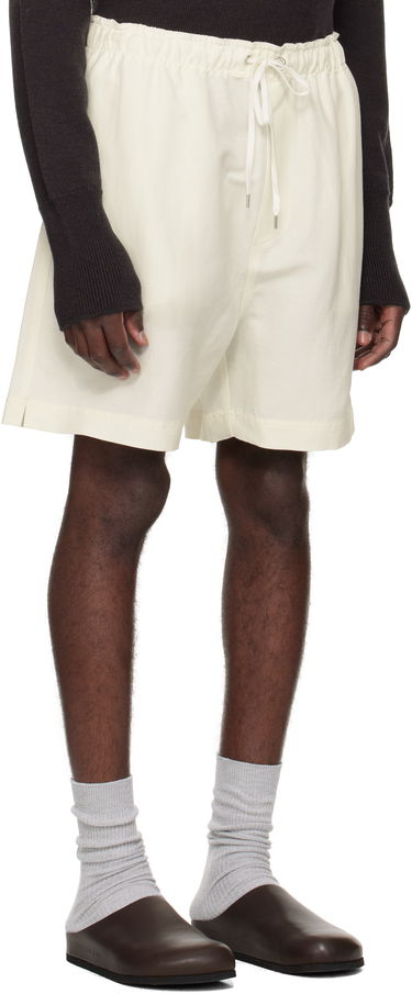 Shorts Studio Nicholson Starboard Drawstring Shorts Vit | STARBOARD SNM - 1369, 1