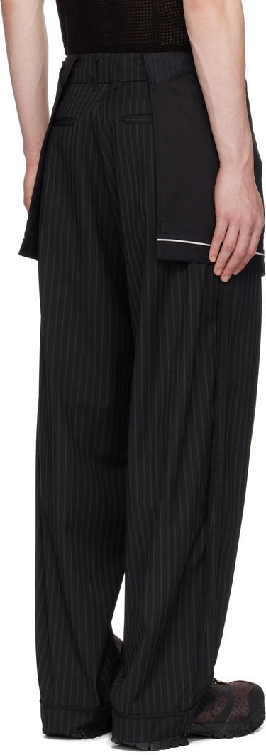 Byxor Andersson Bell Inside Out Stripe Trousers Svart | apa813m, 2