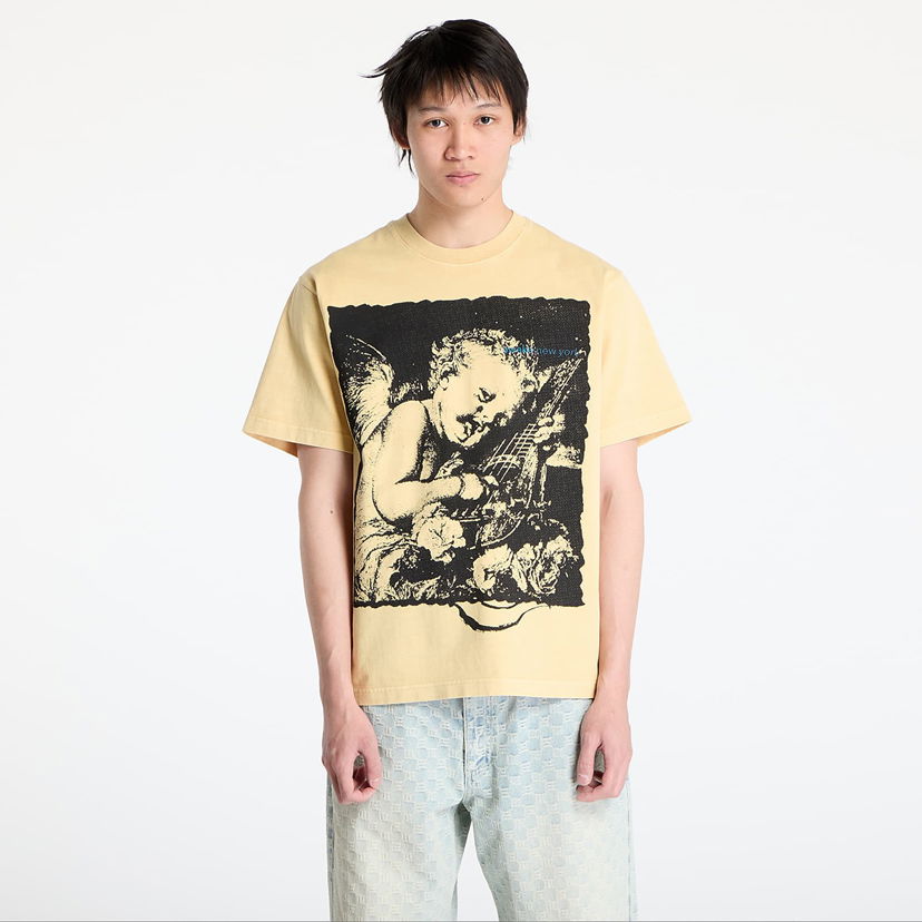 T-shirt Awake NY Awake NY Cherub Cities T-Shirt Gul | AWK-SU25-TP007-REED