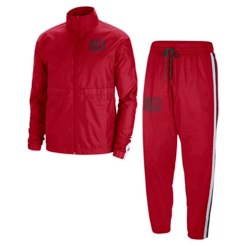 Träningsoverall Nike suprava NBA Chicago Bulls Courtside Röd | DR9390-657