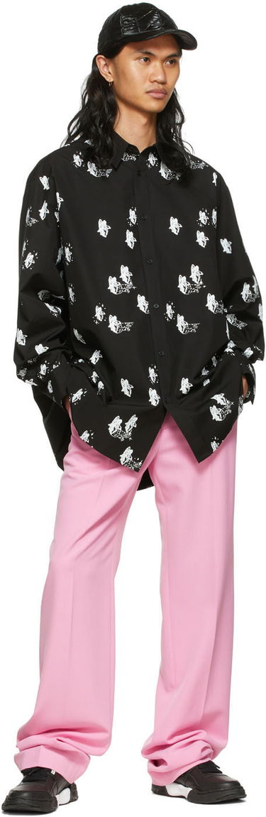 Skjorta We11done Angels Print Shirt Svart | WD-BL1-22-213-U-BK, 3