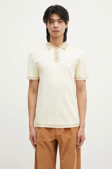 Polotröja Filling Pieces Knit Polo Shirt Beige | 80713666003, 0