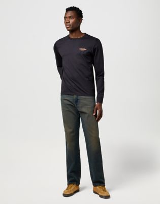 Jeans Wrangler Frontier Low Stretch Relaxed Straight Jeans 38x34 Blå | 112370956:38:34, 1