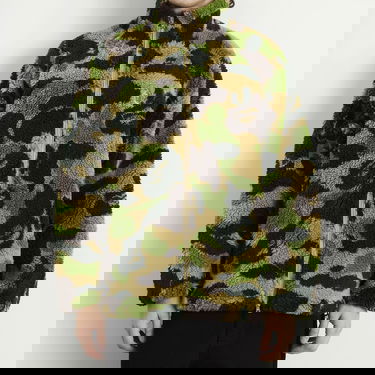 Jacka BAPE ABC Camo One Point Boa Fleece Jacket Flerfärgad | 001LJL801320M-GRN, 5