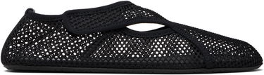 Sneakers och skor Alaïa ALAÏA Fishnet Ballerina Flats Svart | AA3A065TK050, 0