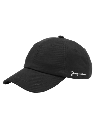 Keps Jacquemus Script Logo Cap Black Svart | 22E216AC009-5001-990