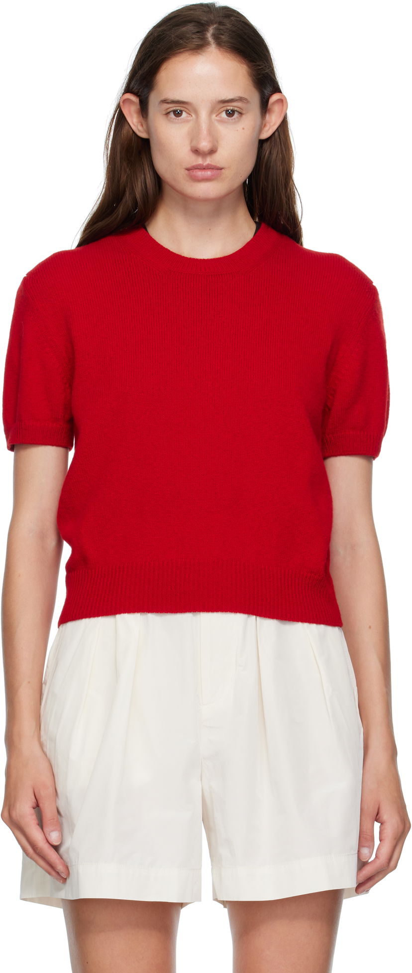 T-shirt &Daughter &Daughter Wicklow Short Sleeve T-Shirt Röd | HKN03885