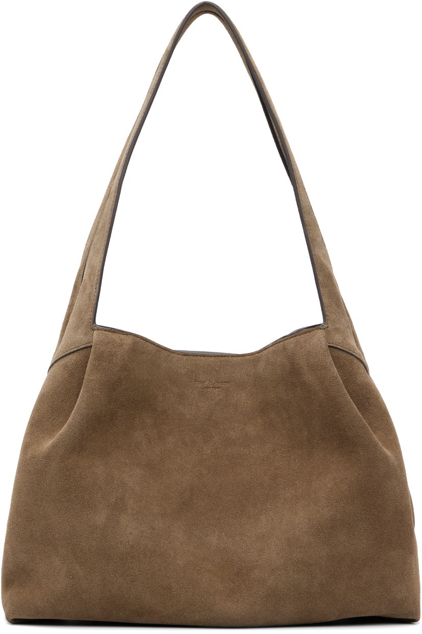 Tygpåse rag & bone Rag & Bone Slade Suede Tote Brun | SD101123