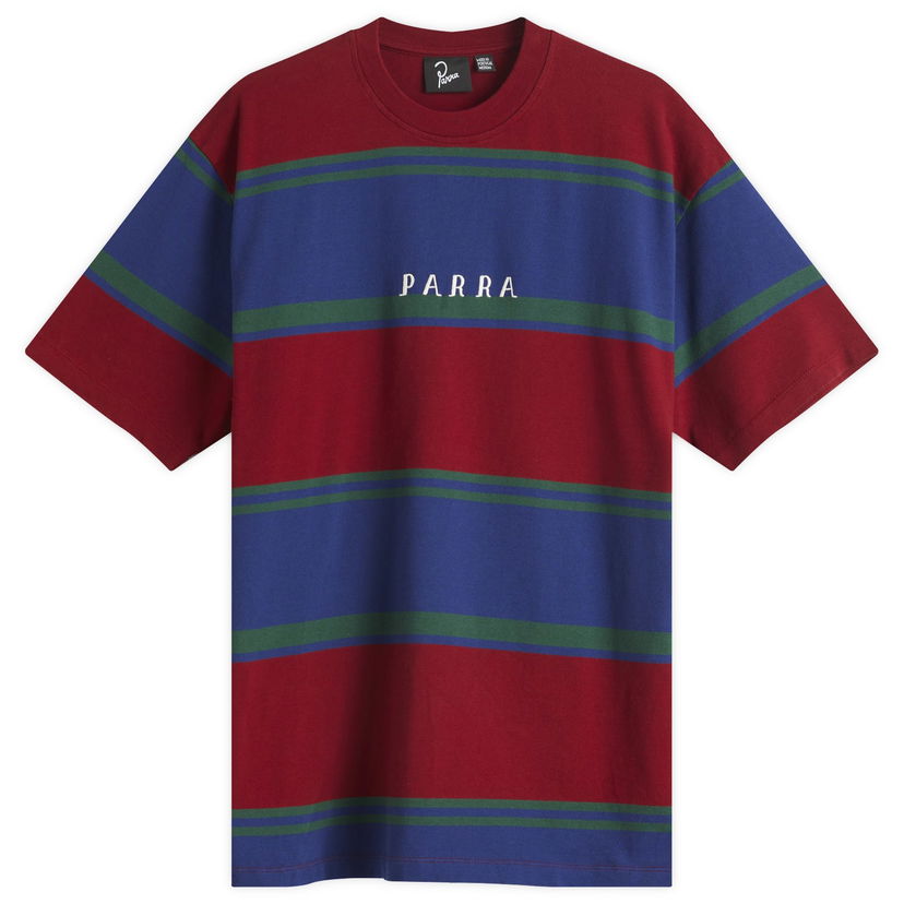 T-shirt By Parra Parra Guess This Striped T-Shirt Röd | 53320-Red