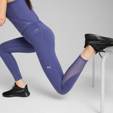 Damasker Puma Cloudspun Soft Mesh HW 7/8 Tight Leggings Purpur | 526662-46, 5
