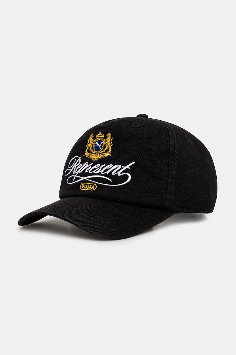 Keps Puma REPRESENT Cotton Baseball Cap Svart | 26600