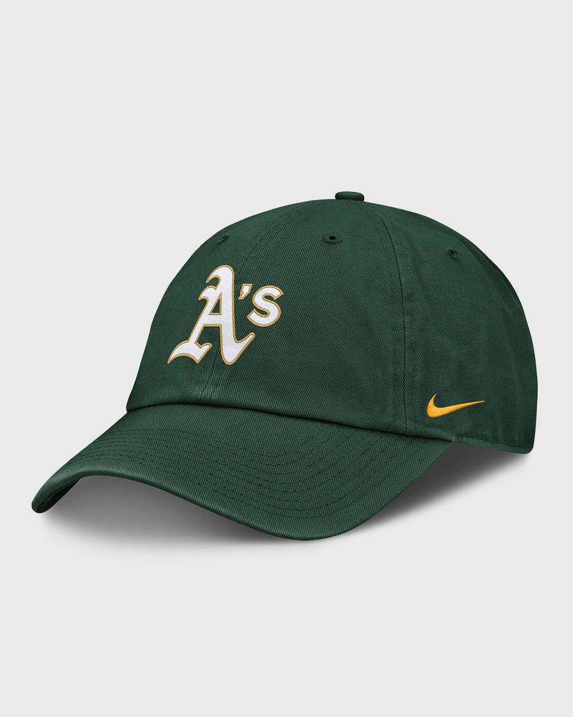 Keps Nike Oakland Athletics Unstructured Cotton Cap Grön | NB01-3EY-FZ-BEK