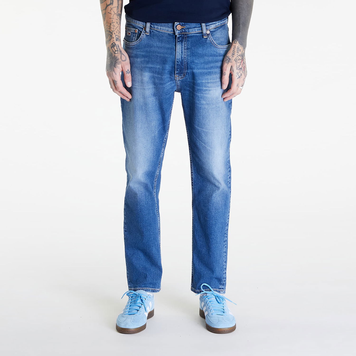 Jeans Tommy Hilfiger Dad Jean Regular Tapered B Denim Blå | DM0DM18765 1BK, 0