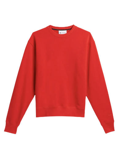 Sweater adidas Originals x Pharrell Williams Basics Crew Röd | HF9941
