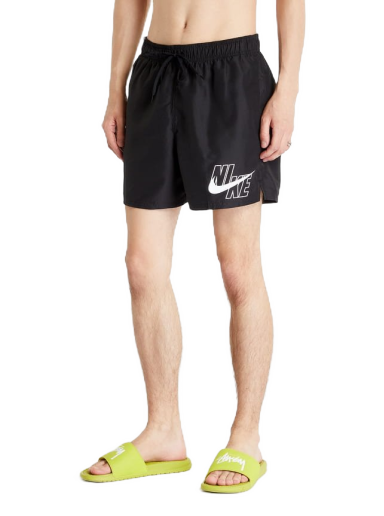 Badkläder Nike Logo Solid 5 Swim Short Svart | NESSA566-001