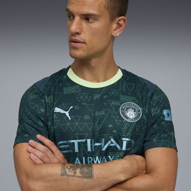 Jersey Puma Manchester City 4th Kit 25/26 Geometric Pattern DRYCELL Jersey Grön | 782692_04, 2