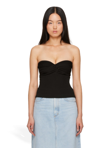 Linne AGOLDE Tonia Tube Top Svart | A7258-3042