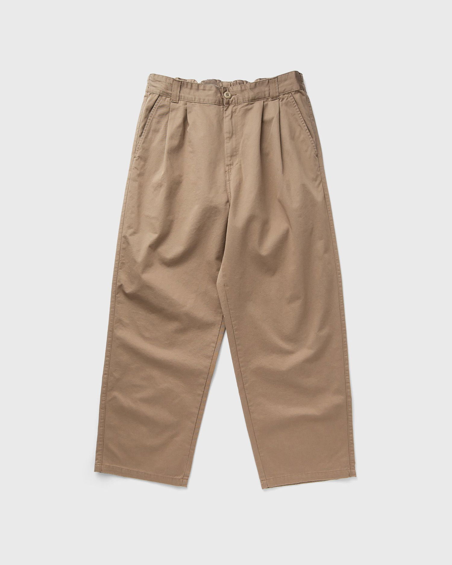 Byxor Carhartt WIP Marv Pleated Cotton Twill Pants Beige | I033129-8Y.06, 1