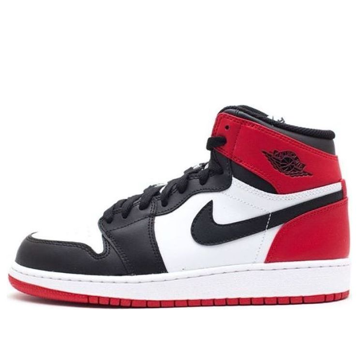 Kläder Jordan Air Jordan 1 Retro High OG Black Toe Vit | 575441-184