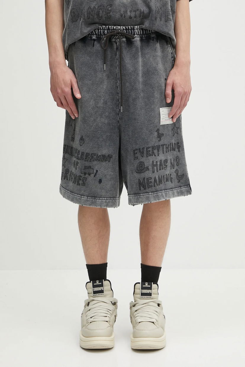 Shorts Maison MIHARA YASUHIRO Maison MIHARA YASUHIRO Bleached Shorts Grå | A14SP544