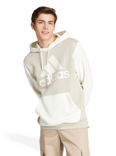 Sweatshirt adidas Performance Essentials Fleece Big Logo Hoodie Vit | IR9986
