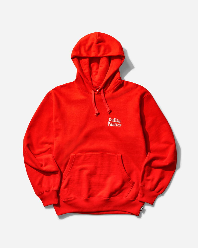 Sweatshirt WACKO MARIA Heavy Weight Hoodie Type-6 Röd | 25SS-WMC-SS16 RED