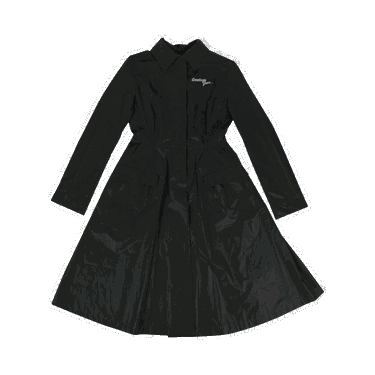 Rockar Palm Angels Recovery Windbreaker Coat Svart | PWEA012R19540011, 0
