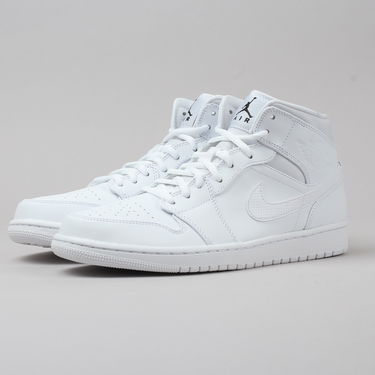 Sneakers och skor Jordan Air Jordan 1 Retro Mid ''White'' Vit | 554724-110, 1