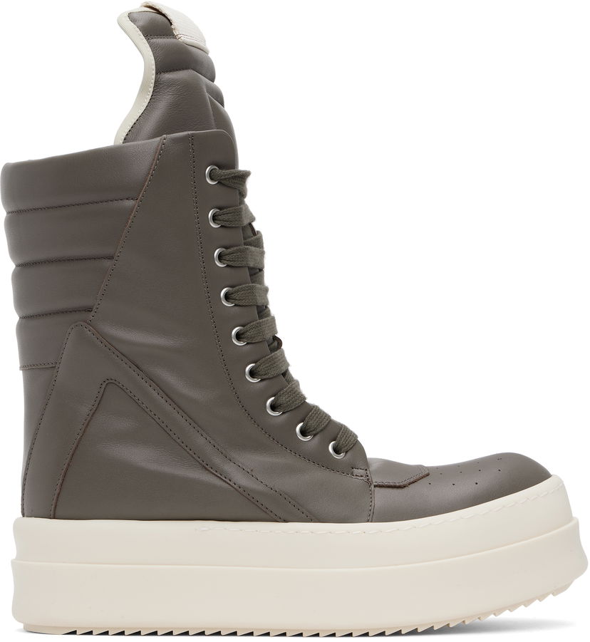 Sneakers och skor Rick Owens Rick Owens Hollywood Mega Geobasket Grön | RR01E5855 LCO