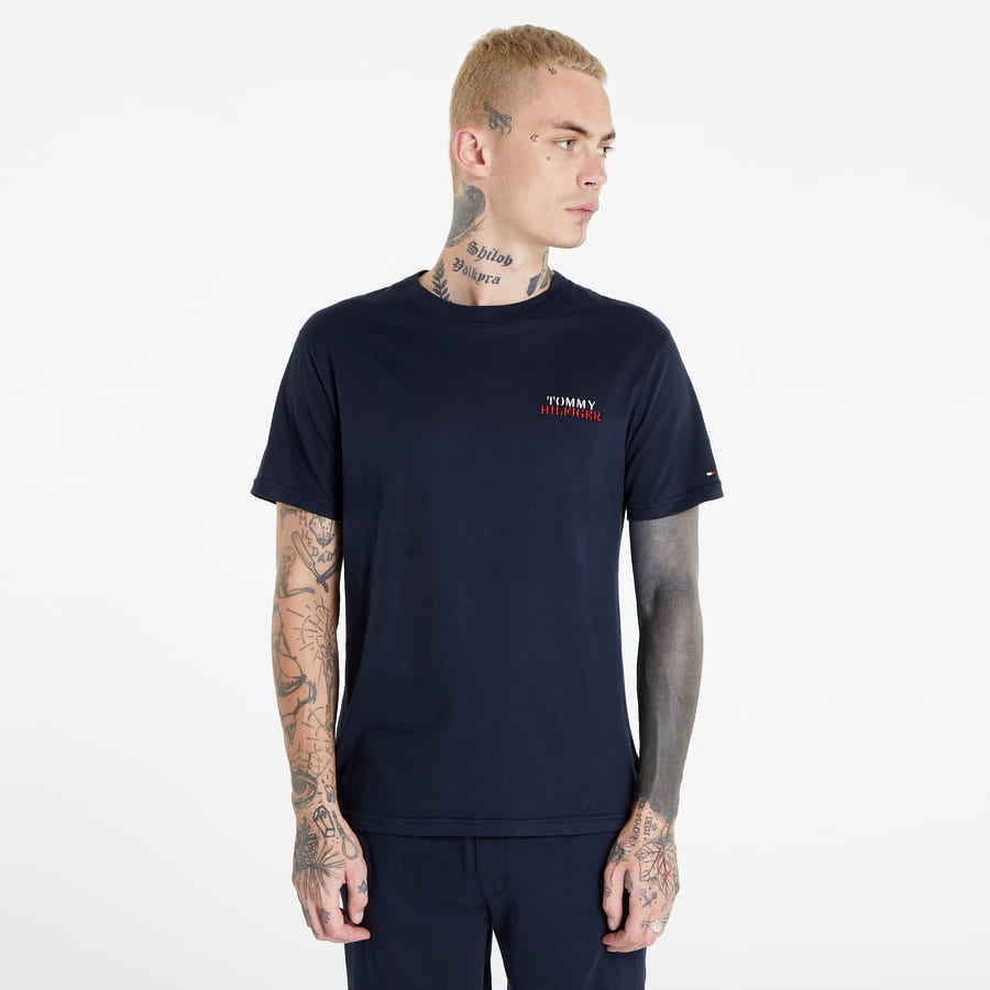 Pyjamas Tommy Hilfiger Ultra Soft Logo Pyjama Set Mörkblå | UM0UM02433 0SX, 1