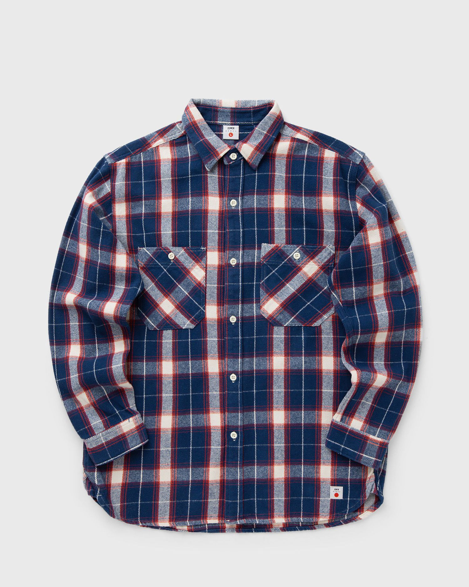 Skjorta EDWIN Plaid Flannel Work Shirt Long Sleeve Flerfärgad | I035870-NRM67, 1