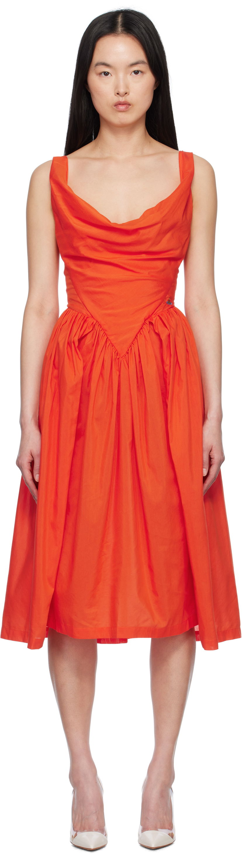 Klä Vivienne Westwood Vivienne Westwood Sunday Midi Dress Orange | 1101032Z-W012U-