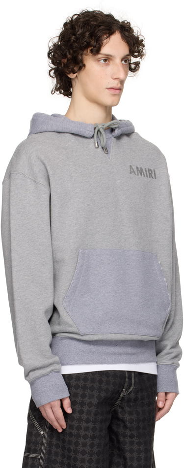Sweatshirt AMIRI AMIRI Stencil Oversized Hoodie Grå | AMJYHD1121, 1