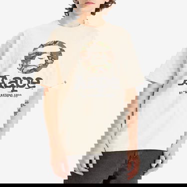 T-shirt AAPE by A Bathing Ape AAPE OG Moonface GRZ Camo T-Shirt, Size Large Beige | AAPTEM1640XA-BG2, 2