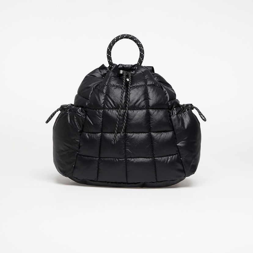 Ryggsäck Nike Quilted Drawstring Top Handle Backpack NSW Puffle Mini Svart | HQ6693-010
