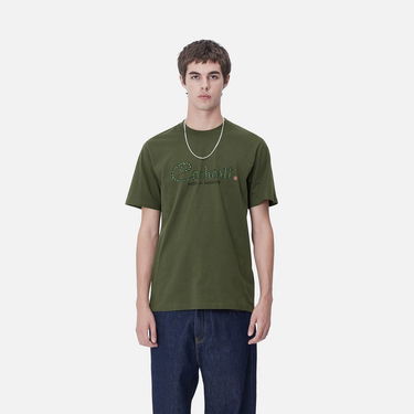 T-shirt Carhartt WIP Paradise Script Graphic T-Shirt Grön | I033948_9, 0