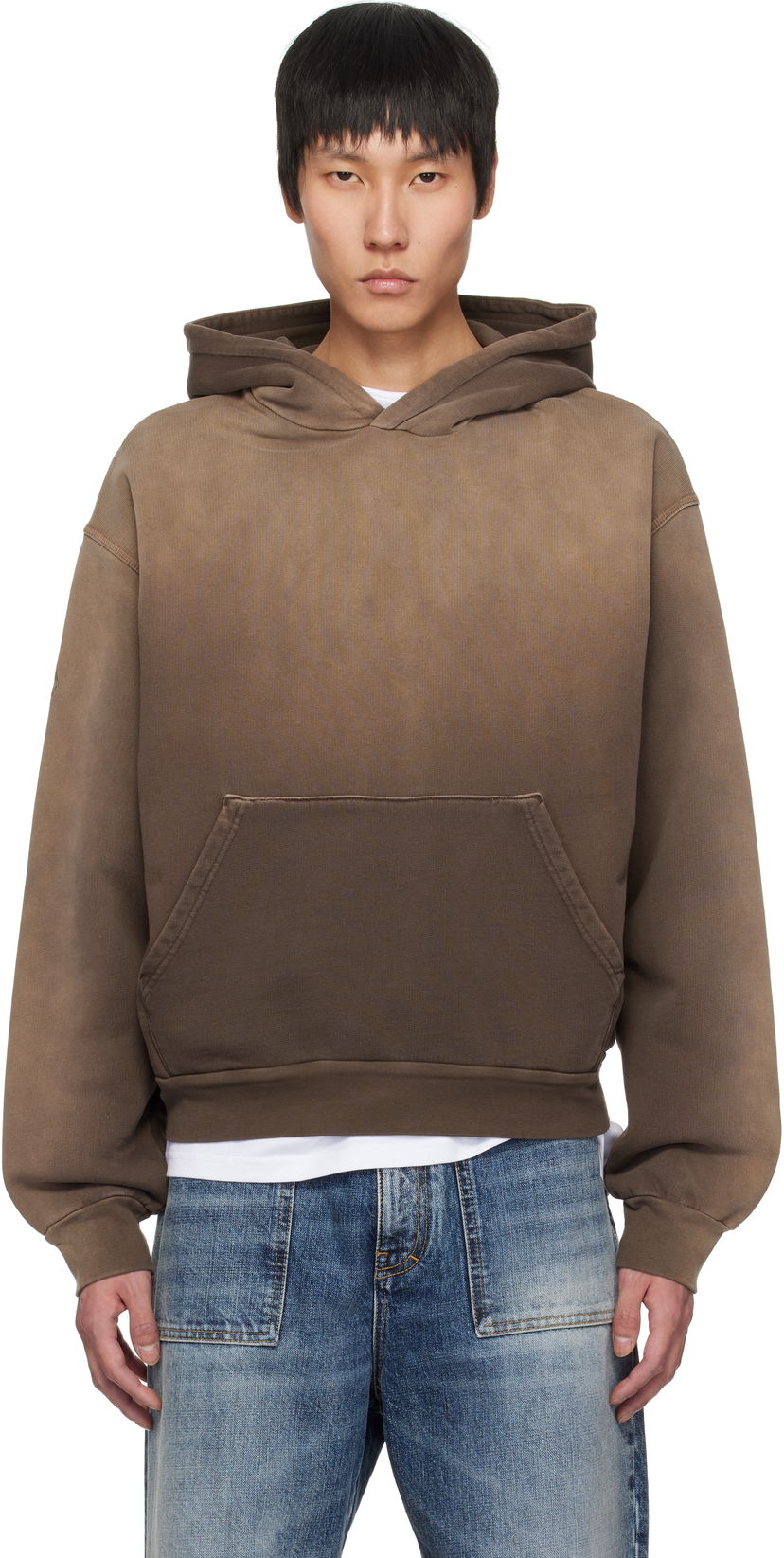 Sweatshirt 1017 ALYX 9SM 1017 ALYX 9SM Garment Dye Boxy Hoodie Brun | AAMSW0252FA01