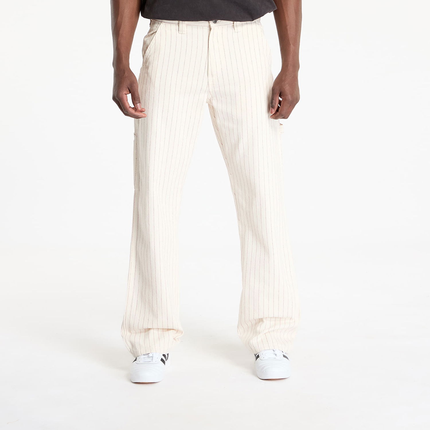 Byxor Dickies Dickies Service Carpenter Striped Pants W30/L32 Vit | DK0A4Z6QC481, 0