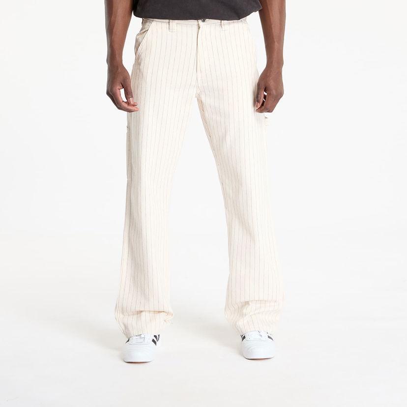 Byxor Dickies Dickies Service Carpenter Striped Pants W30/L32 Vit | DK0A4Z6QC481