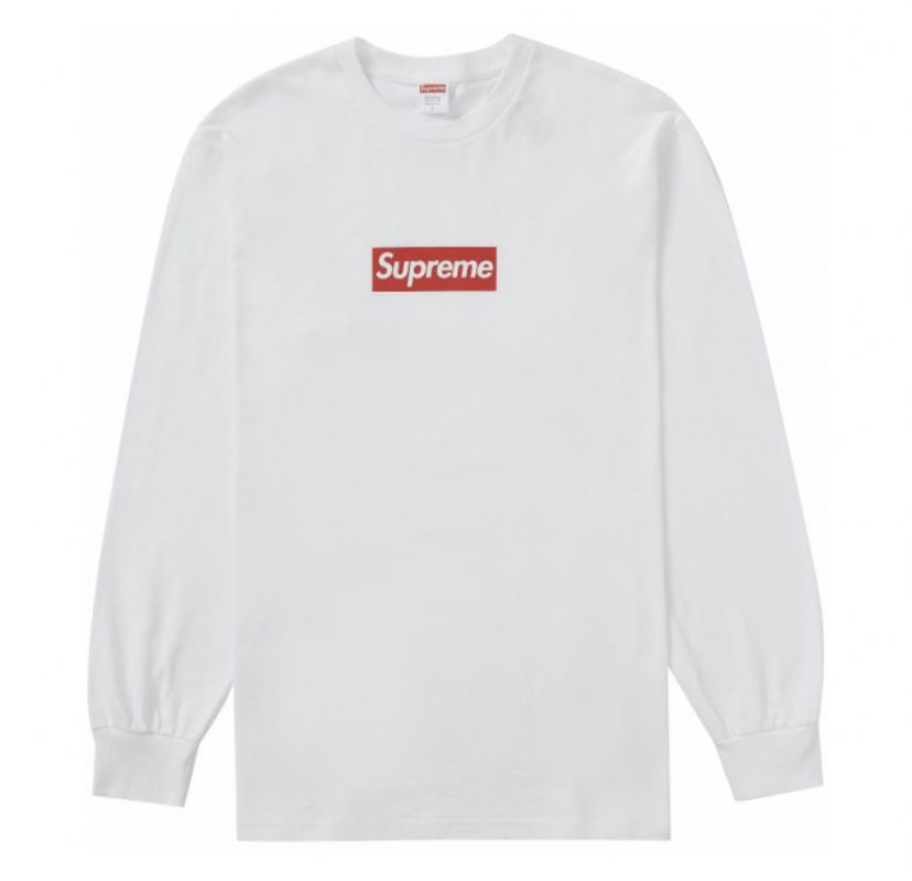 Sweatshirt Supreme "Box Logo" Vit | SU9472