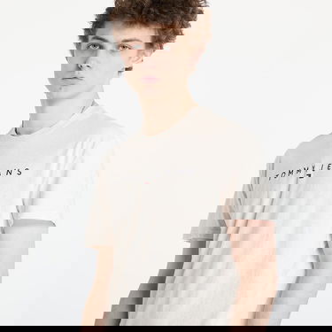 T-shirt Tommy Hilfiger Tommy Jeans Regular Linear Logo Tee Beige | DM0DM20744 AE3, 4