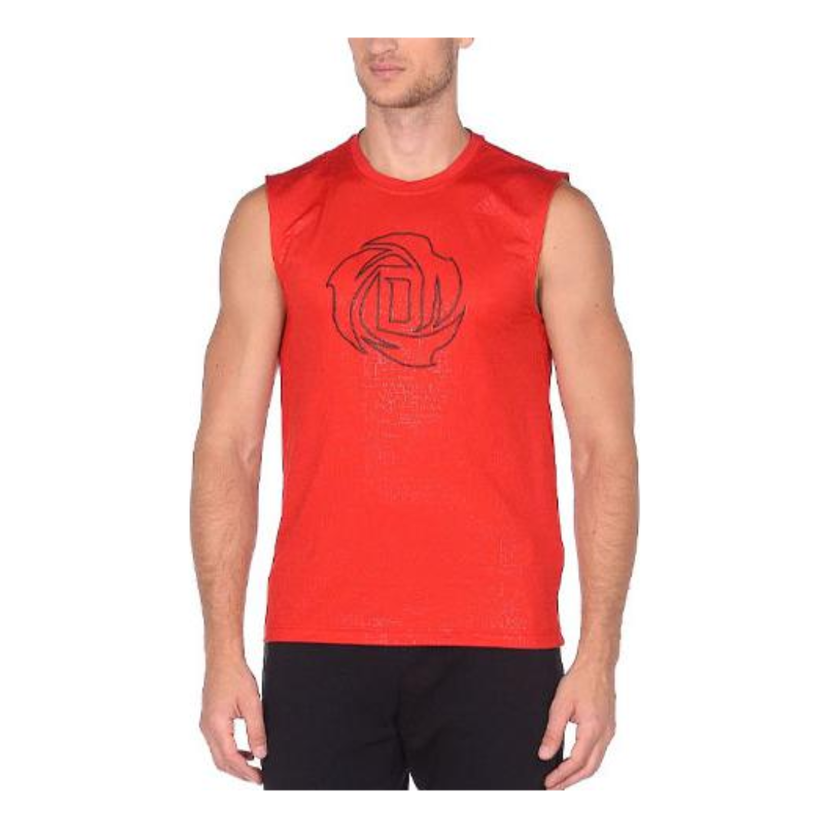 Linne adidas Originals Chicago Bulls Derrick Rose Men's Tank Röd | CW6888