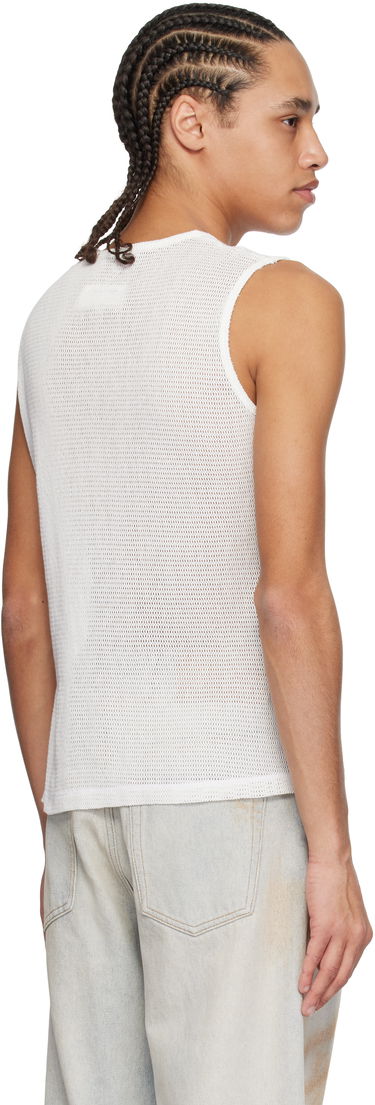 Linne Maison Margiela MM6 Maison Margiela V-Neck Tank Top Vit | SH2NL0008 M20111, 2