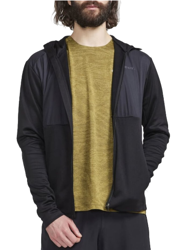 Jacka Craft ADV Essence Jersey Hood Jacket Svart | 1912454-999000